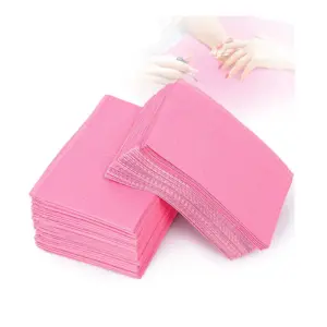 Prekrivač za stol za manikuru Sina 33,5 x 45 cm Pink - 125 kom