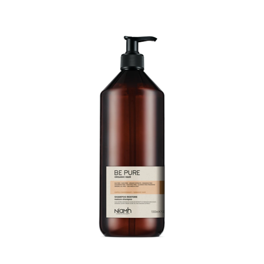 Šampon za oštećenu kosu Niamh Be Pure Restore - 1000 ml