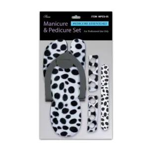 Set za pedikuru Sina 6 u 1 - Crno Bijeli (X)