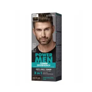 Toner za bradu, brkove i kosu Joanna Power Men 80 g - 04 Natural Brown
