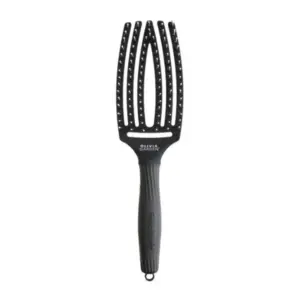 Četka za raščešljavanje Olivia Garden Fingerbrush Nylon Mix - Crna M (N)