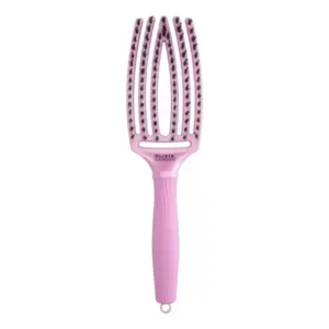 Četka za raščešljavanje Olivia Garden Fingerbrush Nylon Mix - Celestial Pink