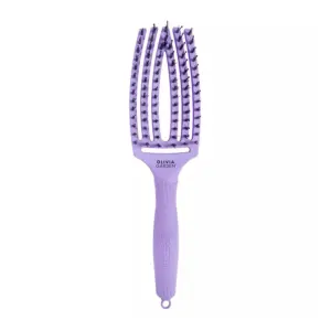 Četka za raščešljavanje Olivia Garden Fingerbrush Nylon Mix - Lavanda