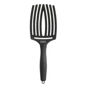 Četka za raščešljavanje Olivia Garden FingerBrush Boar&Nylon - Crna Large