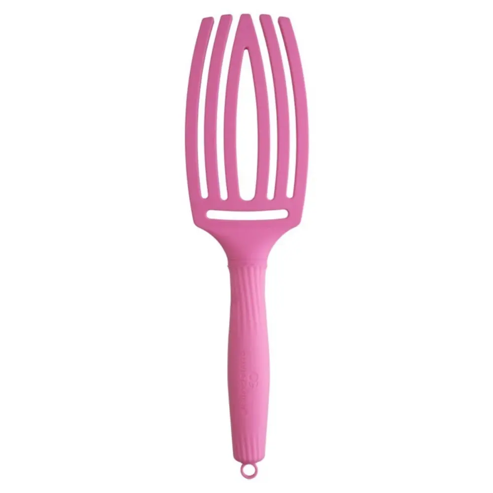 Četka za raščešljavanje Olivia Garden Fingerbrush - Nylon Mix - Bubble Pink - Slika 3