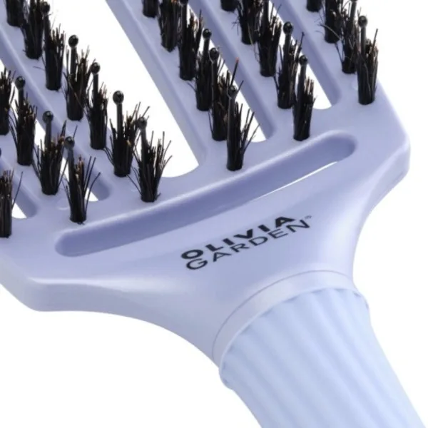Četka za raščešljavanje Olivia Garden Fingerbrush Nylon Mix - Polar Blue - Slika 3