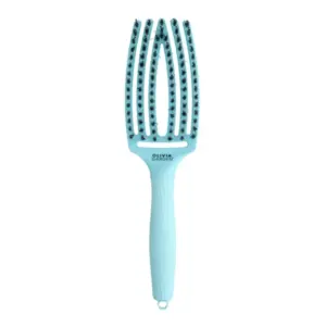 Četka za raščešljavanje Olivia Garden FingerBrush Boar&Nylon - Blue Sky
