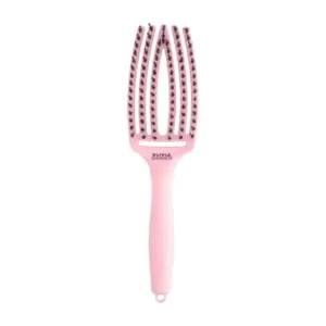 Četka za raščešljavanje Olivia Garden Fingerbrush Nylon Mix - Share The Pink