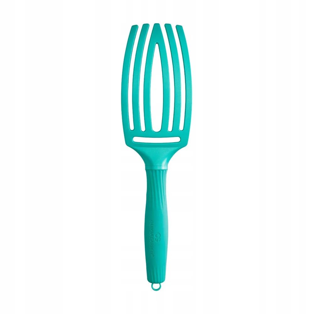 Četka za raščešljavanje Olivia Garden Fingerbrush Nylon Mix - Earth Green (X) - Slika 3