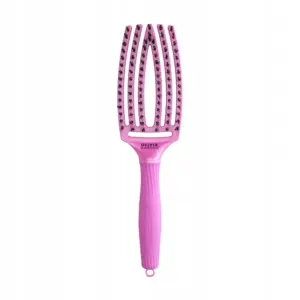 Četka za raščešljavanje Olivia Garden Fingerbrush Nylon Mix - Venus Pink (X)
