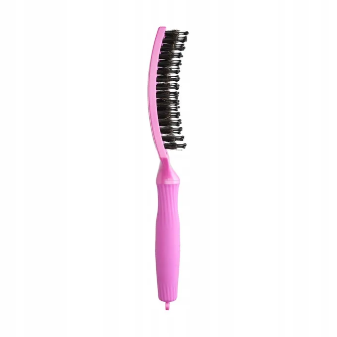 Četka za raščešljavanje Olivia Garden Fingerbrush Nylon Mix - Venus Pink (X) - Slika 4