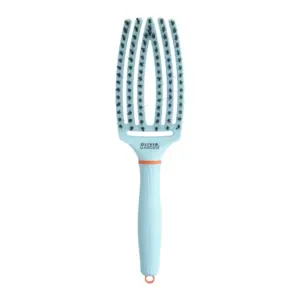 Četka za raščešljavanje Olivia Garden FingerBrush Boar&Nylon - Bubble Blue