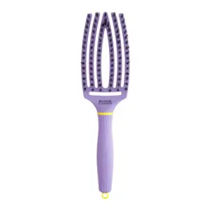 Četka za raščešljavanje Olivia Garden FingerBrush Boar&Nylon - Snuggle Purple