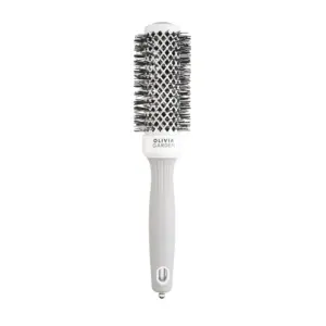 Četka za feniranje Olivia Garden Expert Blowout Shine White&Grey - 35 mm