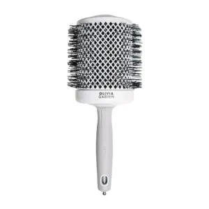 Četka za feniranje Olivia Garden Expert Blowout Shine White&Grey - 80 mm