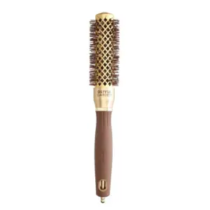 Četka za feniranje Olivia Garden Expert Blowout Shine Gold&Brown - 25 mm