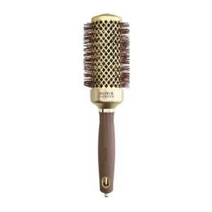 Četka za feniranje Olivia Garden Expert Blowout Shine Gold&Brown - 45 mm