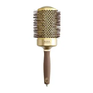 Četka za feniranje Olivia Garden Expert Blowout Shine Gold&Brown - 65 mm