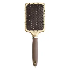 Četka za raščešljavanje Olivia Garden Expert Care - Gold & Brown L