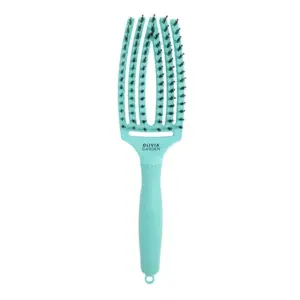 Četka za raščešljavanje Olivia Garden Fingerbrush - Nylon Mix - Mint