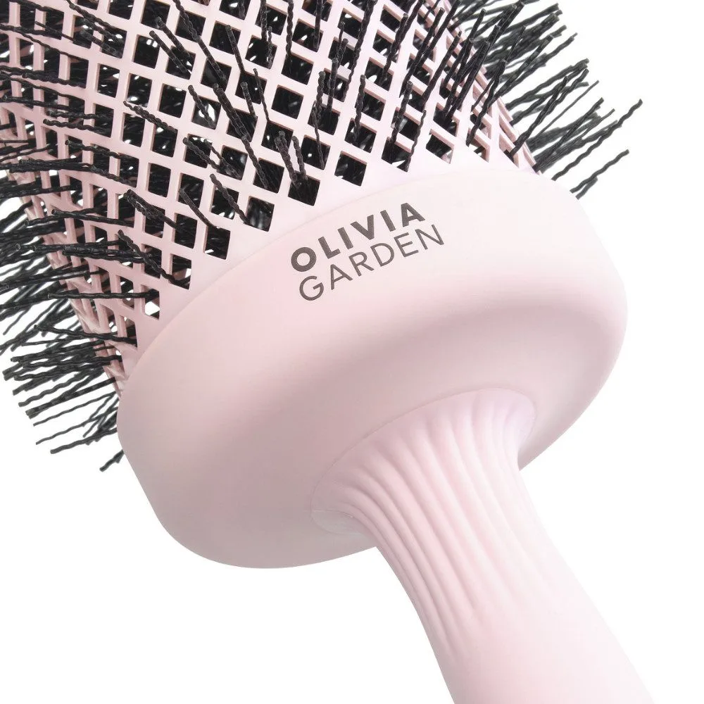 Četka za feniranje Olivia Garden Expert Blowout Wavy - Speed XL Pastel Pink 65 - Slika 2