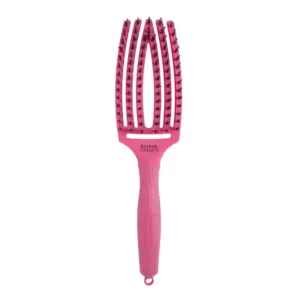 Četka za raščešljavanje Olivia Garden FingerBrush Boar&Nylon - Hot Pink