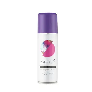Sprej za kosu u boji Sibel Hair Colour Fluo 125 ml - Ljubičasti