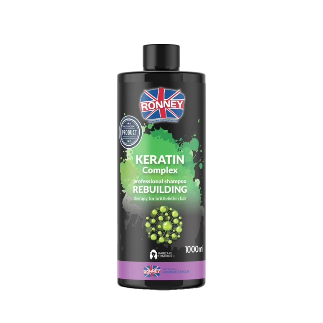 Šampon za obnovu tanke i lomljive kose Ronney Keratin Complex - 1000 ml