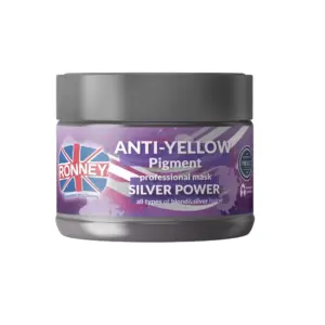 Maska protiv žutila Ronney Silver Power - 300 ml l (X)