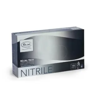 Rukavice Nitril Roial Tech Crne bez pudera 100 kom - L