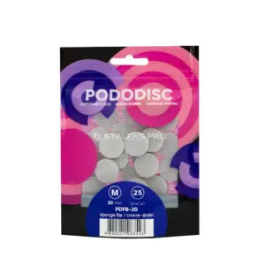 Brusni papir za pedikuru Staleks Podo Disk M - 20 mm Za poliranje - 25 kom