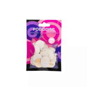 Brusni papir za pedikuru Staleks Podo Disk M - 20 mm White 180 grit - 50 kom