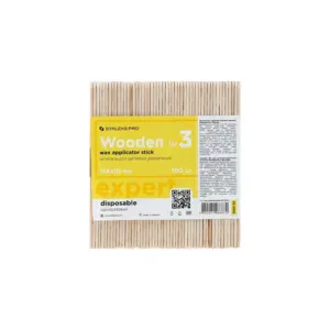 Lopatica za vosak Špatula Drvena Staleks Pro 11,4 x 1 cm - 100 kom