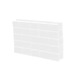 Turpija za nokte Blok Staleks Pro Mini Bijela 150# - 50 kom
