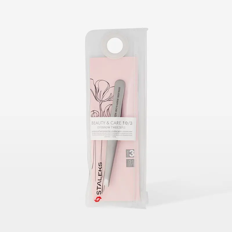 Pinceta Staleks Beauty & Care 10/3 - Široka Kosa - Slika 3