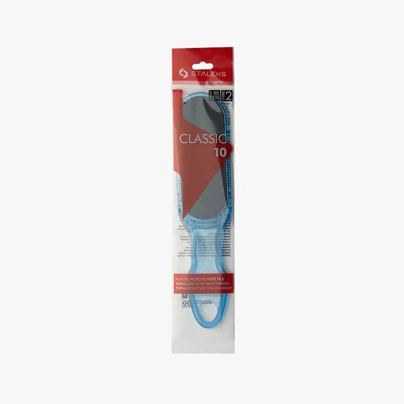 Turpija za pedikuru Staleks Classic Pvc Dvostrana 80/120# - Plava - Slika 3