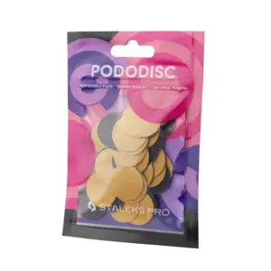 Brusni papir za pedikuru Staleks Podo Disk M - 20 mm Black 240 grit - 50 kom (N)