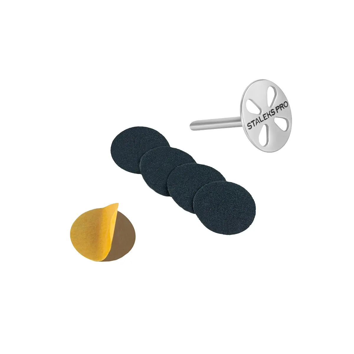 Nastavak za pedikerski brusni papir Staleks Expert Podo Disk M - 20 mm - Slika 4