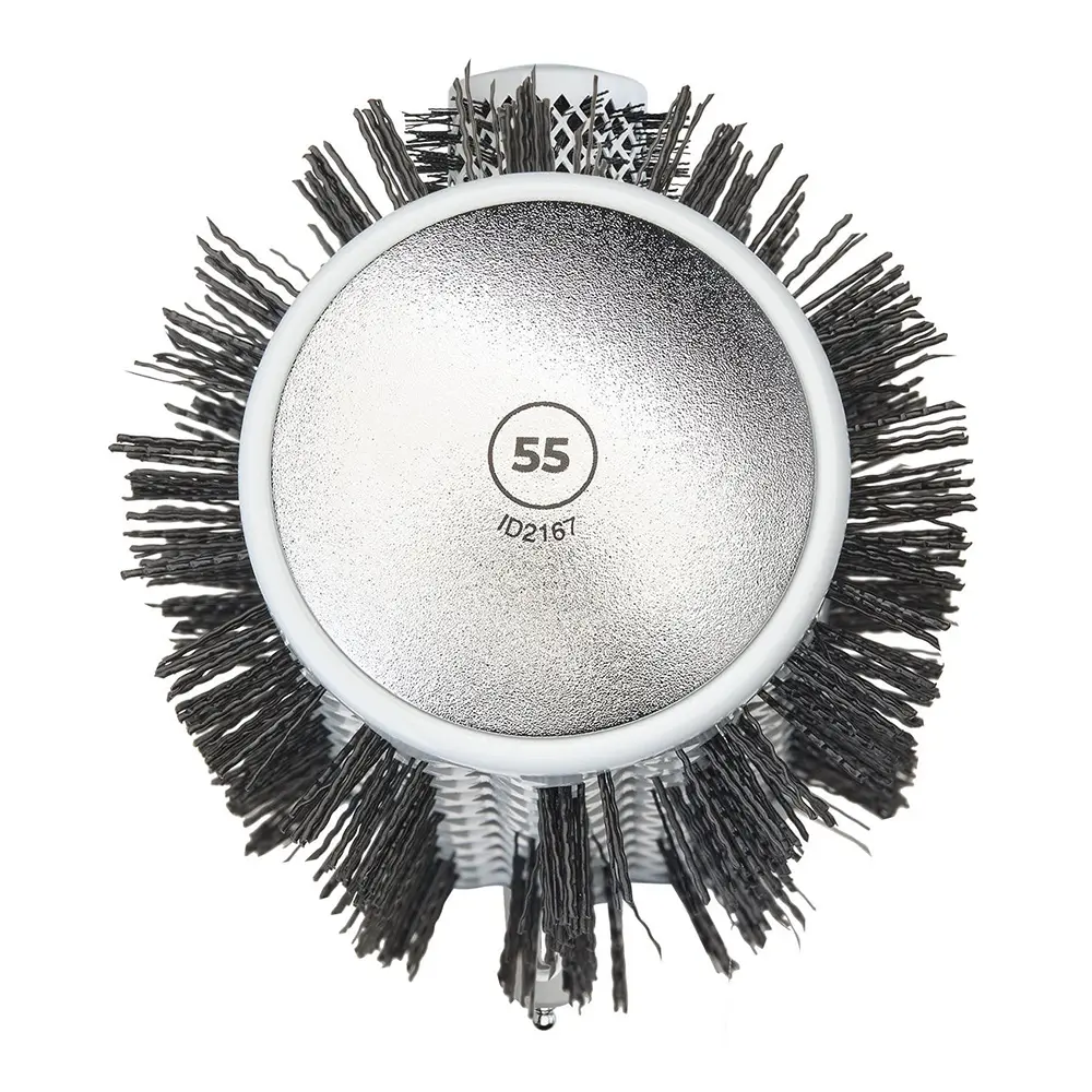 Četka za feniranje Olivia Garden Expert Blowout Shine White&Grey - 55 mm - Slika 2