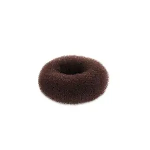 Umetak za punđu Wanda Okrugli Nylon 12 cm - Smeđi