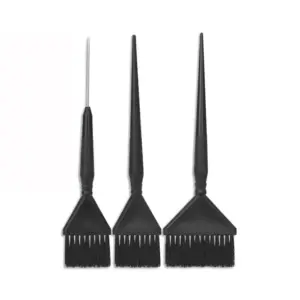 Kist za bojenje kose Wanda Crni - set 3 kom (N)