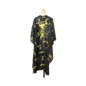 Ogrtač za šišanje Wanda Bareber Black&Gold Scissors - Zakačka