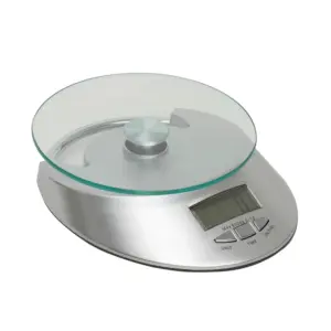 Vaga digitalna Wanda okrugla max 5000 g - Silver (Outlet)
