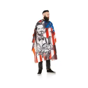 Ogrtač za šišanje Xanitalia The Barber Stars&Strips - Nitne (X)