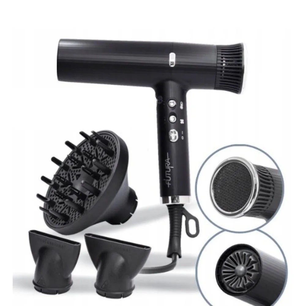 Fen za kosu Xanitalia Futura 1800 W - Black - Slika 4