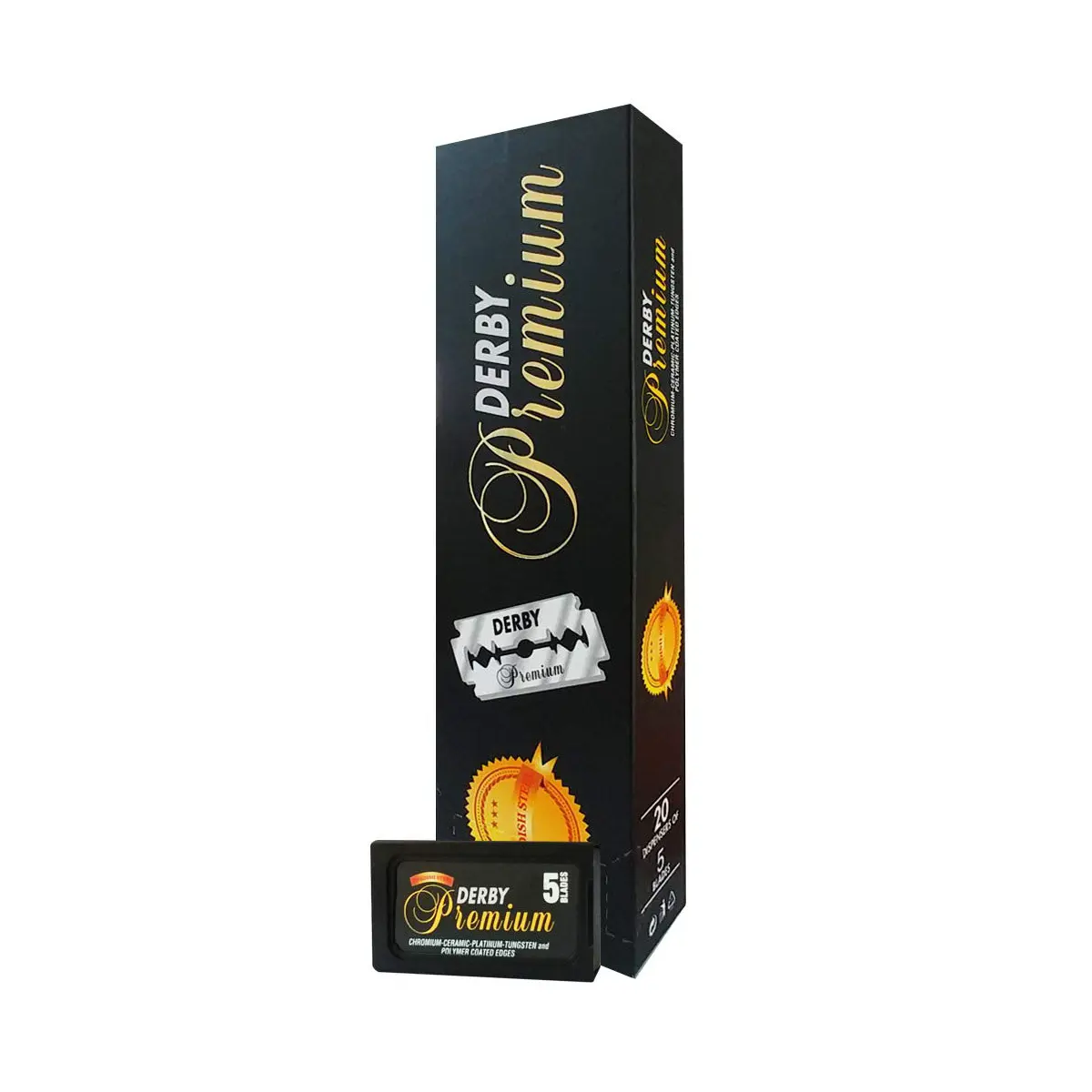 Žileti za brijanje Derby Premium - 5 kom - Slika 3