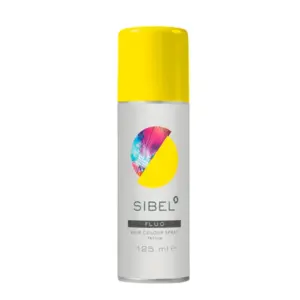 Sprej za kosu u boji Sibel Hair Colour Fluo 125 ml - Žuti