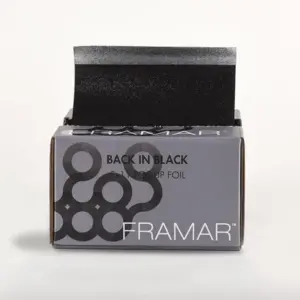 Folija za pramenove Aluminijska Reljefna Framar 97,5 m - Back in Black