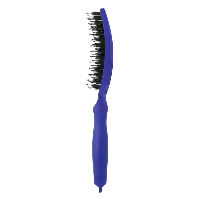 Četka za raščešljavanje Olivia Garden Fingerbrush Nylon Mix - Blue Jeans - Slika 3