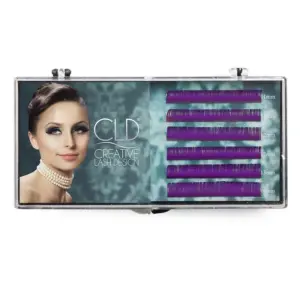 Ekstenzije za trepavice CLD Silk Lashes Mix D Purple - 0.05 mm / 8 - 14 mm (Outlet)